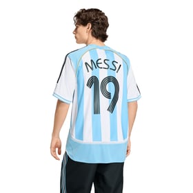 Męska Koszulka Retro Argentyna 2006 Domowa Messi #19