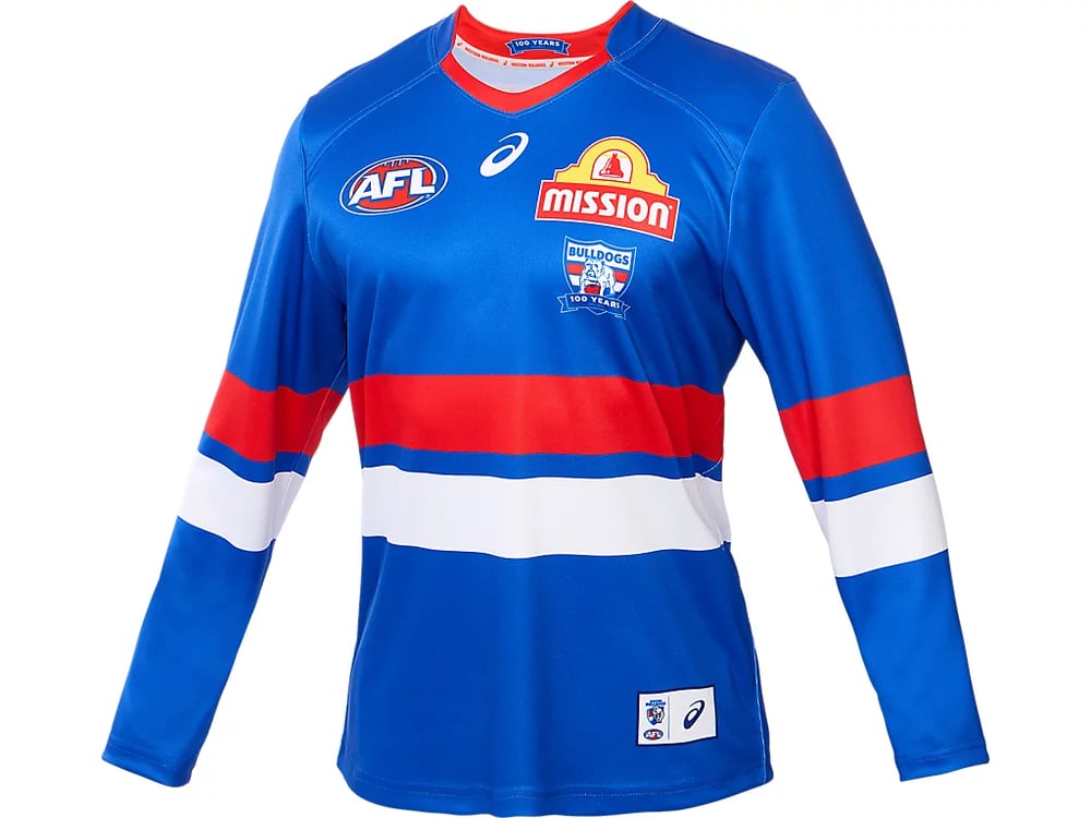Men's Western Bulldogs 2025 Home Long Sleeve Guernsey