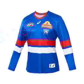 Men's Western Bulldogs 2025 Home Long Sleeve Guernsey