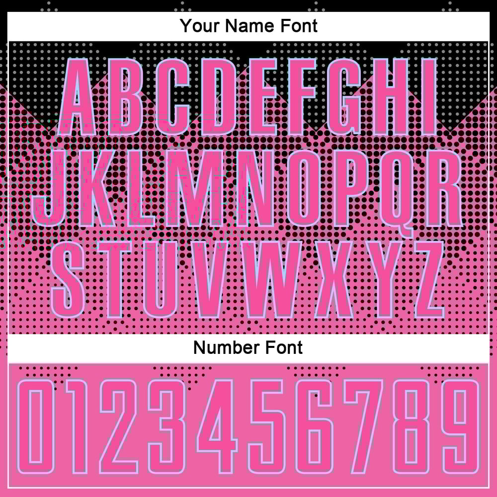 Black-LIght Sublimation Custom Jersey Soccer Uniform Pink Shape Blue Gradient Square