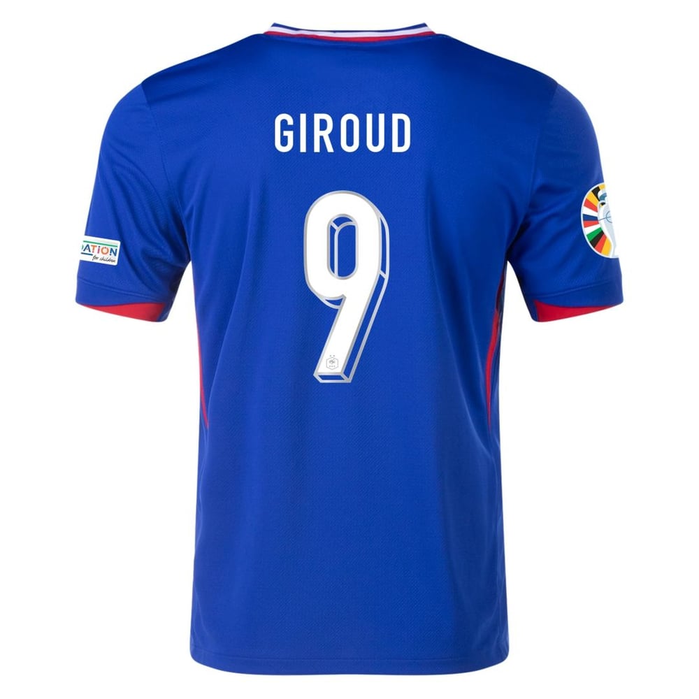 Olivier Giroud #9 Frankreich Heimtrikot EURO 2024