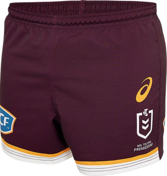 Kid's Brisbane Broncos 2024 Home Shorts