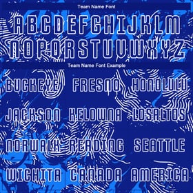 Sublimation Custom Uniform Royal Soccer Royal-White Jersey