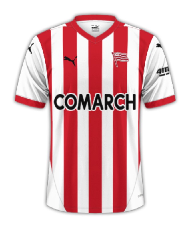 Herren Cracovia 2024/25 Heim Shirt