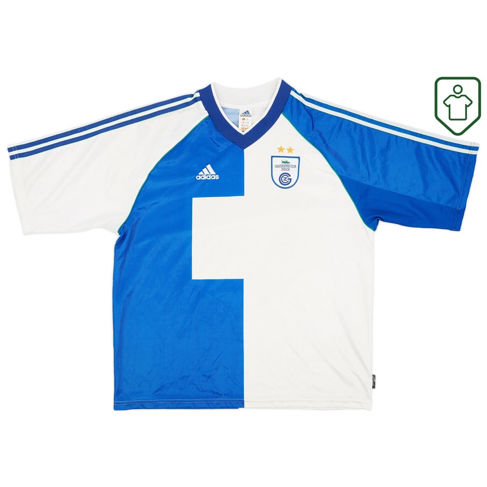 Herren Grasshopper Club Zürich 1999/00 Heim Retro Shirt