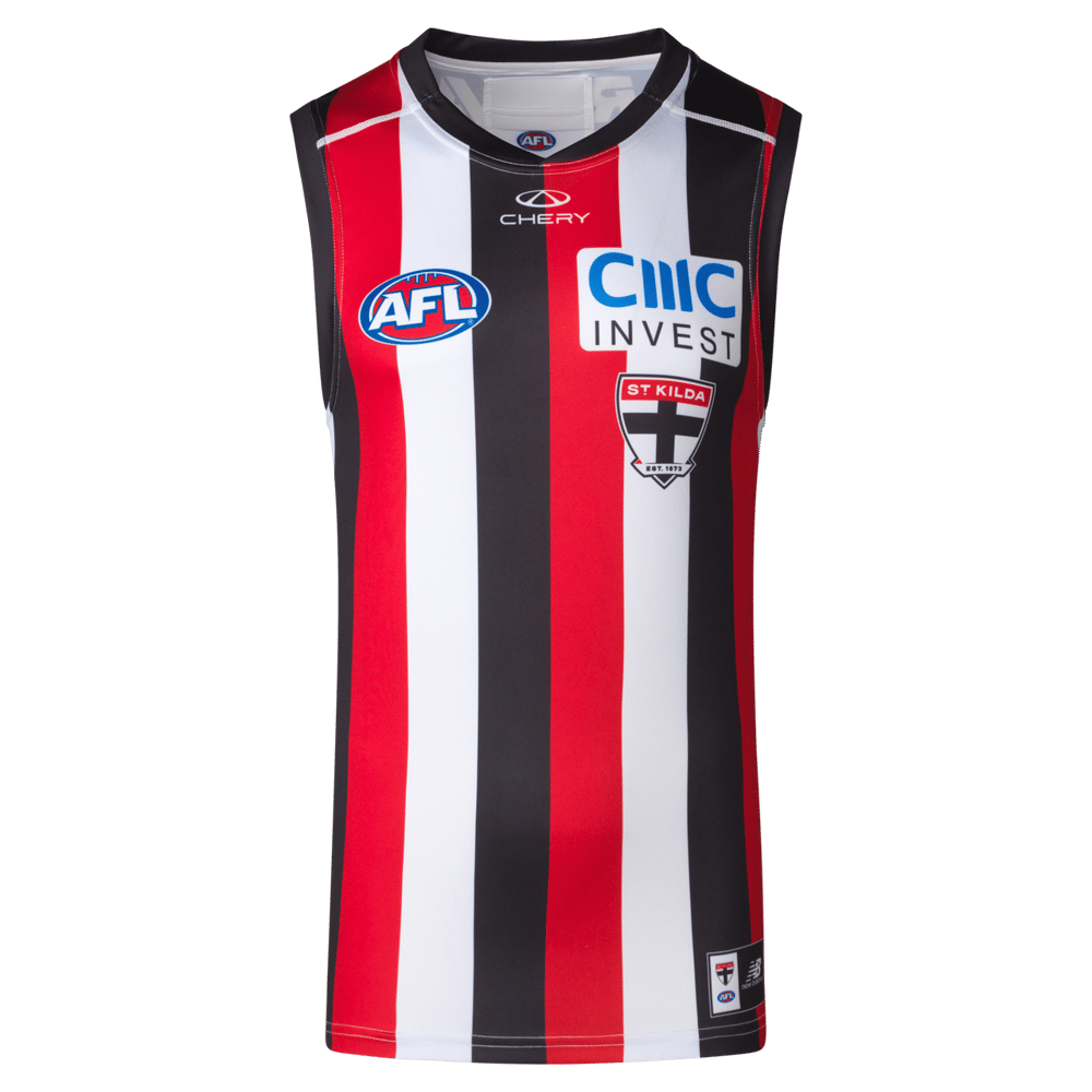 Kid's St Kilda Saints 2025 Third Candy Stripe Guernsey