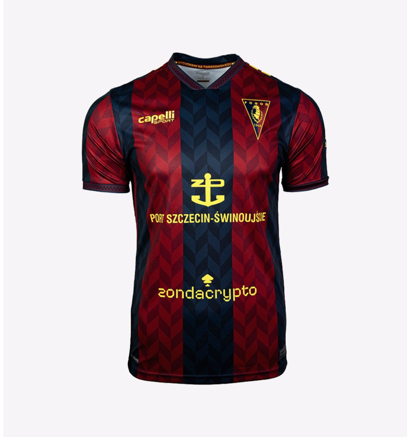 Herren Pogoń Szczecin 2024/25 Heim Authentisches Shirt