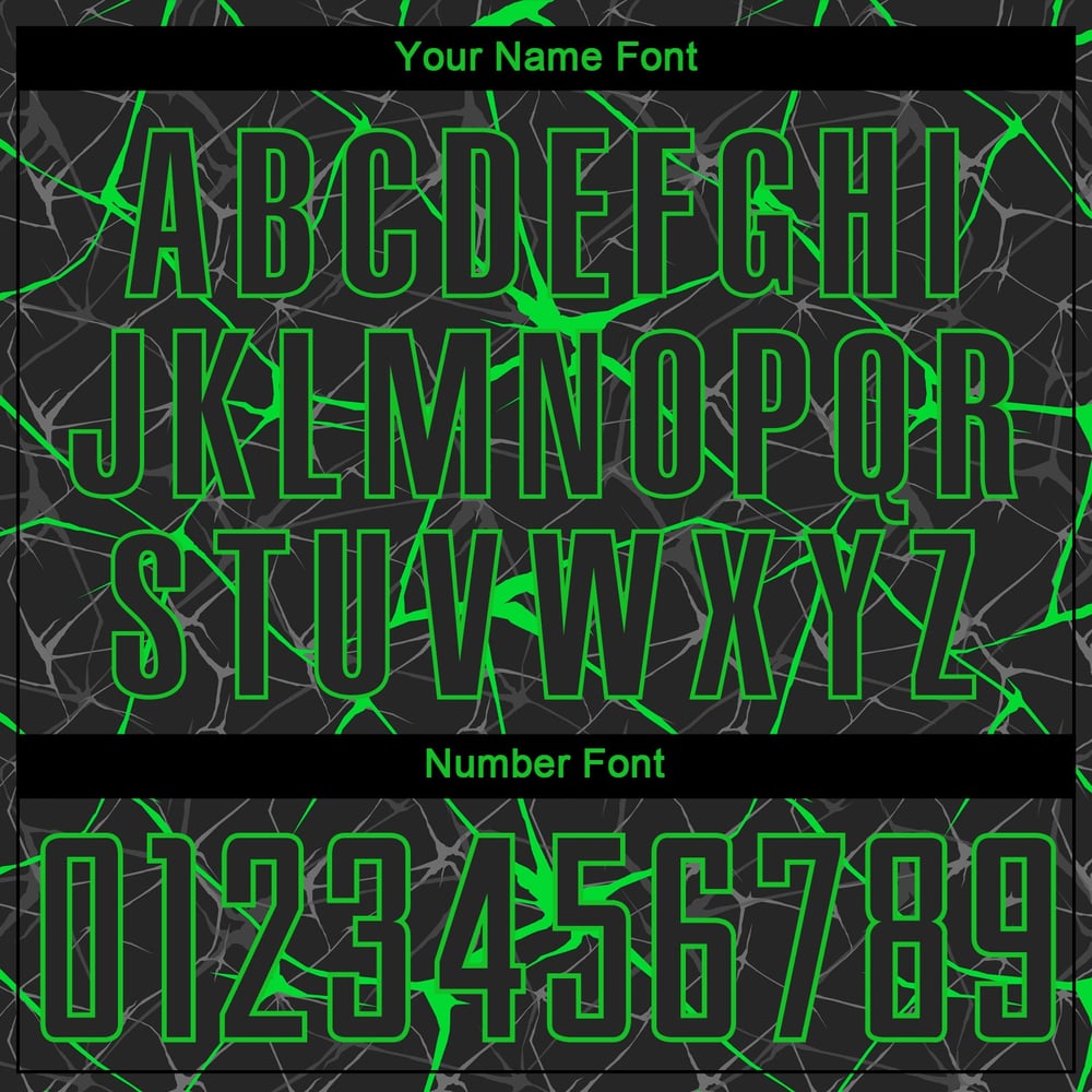 Uniform Soccer Black Neon Jersey Custom Green Sublimation