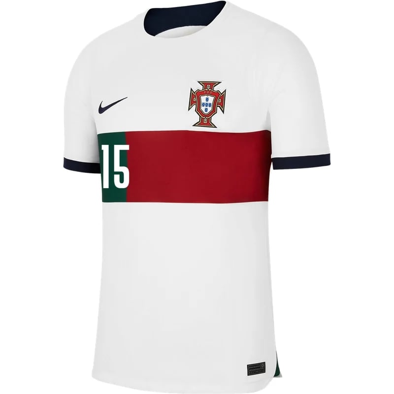 Rafael Leao #15 Portugal Auswärtstrikot Weltmeisterschaft 2022
