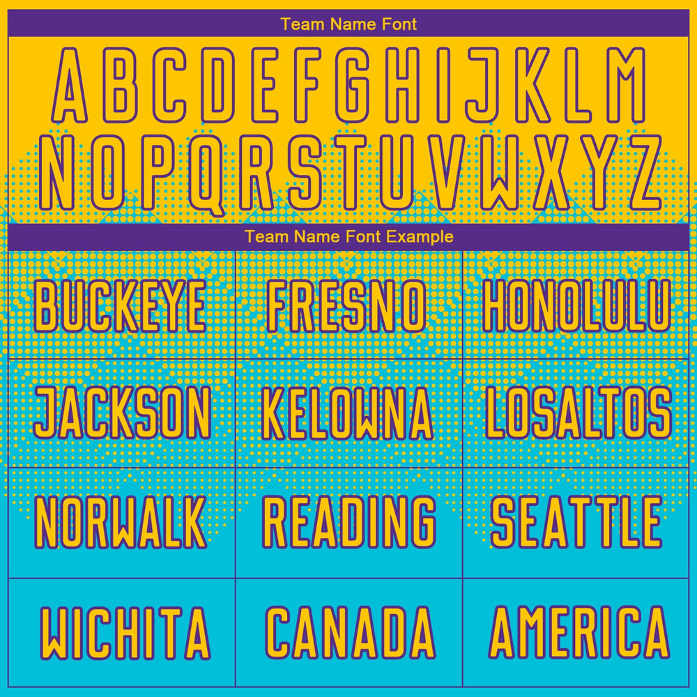 Soccer Jersey Uniform Blue Sublimation Custom Lakes Gold-Purple