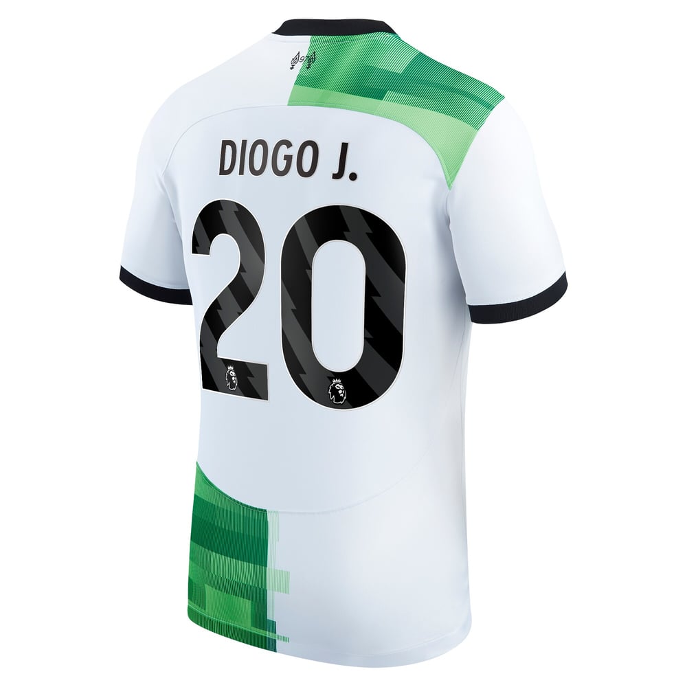 Kinder Diogo Jota #20 Liverpool 2023/24 Auswärtstrikot