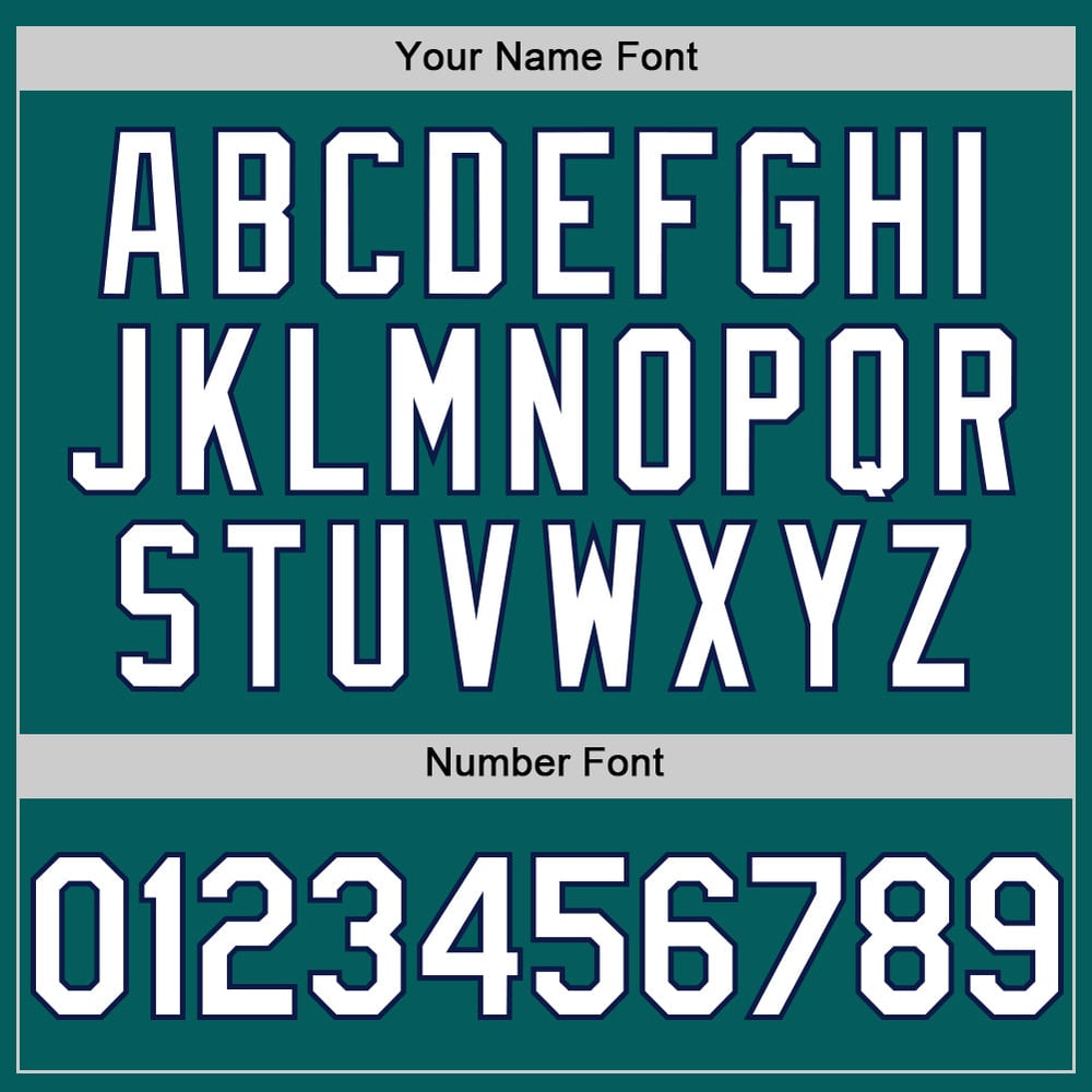 Jersey White-Navy Sleeveless Baseball Authentic Teal Custom