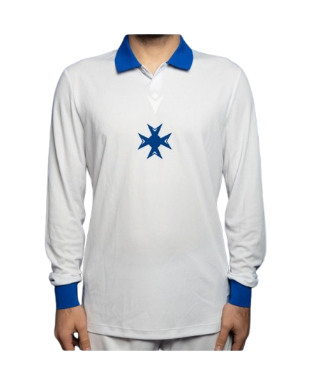 Kid's AJ Auxerre 2025/26 120th Anniversary Heritage Long Sleeve Shirt