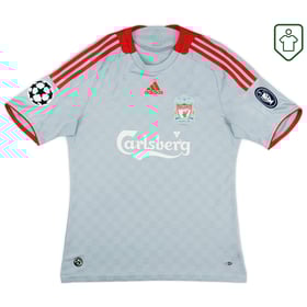 Herren Liverpool 2008/09 Auswärts Retro Shirt Gerrard #8