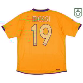 Herren FC Barcelona Auswärts-Retro-Trikot 2006/08 Messi #19