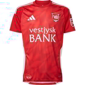Kid's Vejle BK 2025/26 Home Shirt VESTJYSK BANK