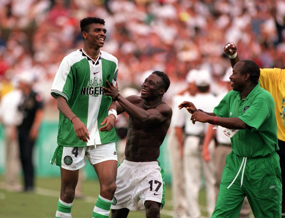 Nigeria 1996 Heimtrikot