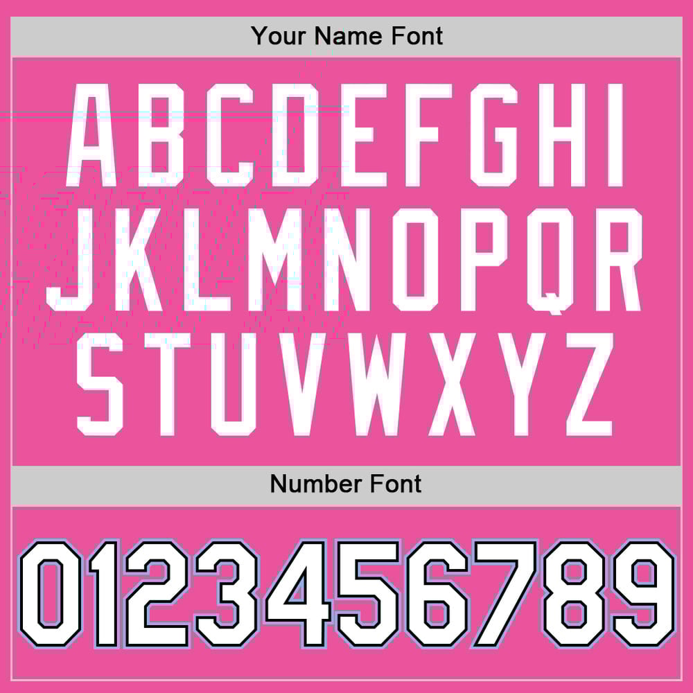 Custom Baseball Pink Sleeveless Authentic Black-Light Jersey Blue