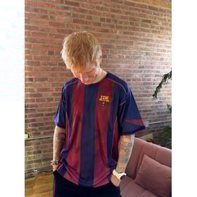 Men's Ed Sheeran x Spotify x FC Barcelona 2004/05 Home Retro Shirt