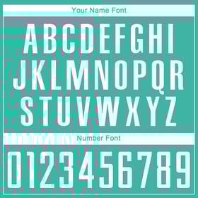 Aqua Uniform Sublimation White Jersey Soccer Custom