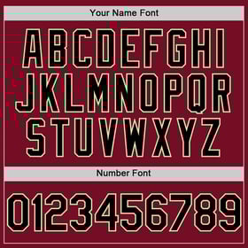 Custom Crimson Baseball Sleeveless Black-Cream Authentic Jersey