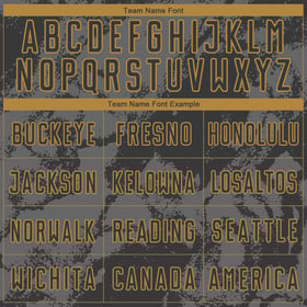 Soccer Abstract Black Art Jersey Gray-Old Gold Uniform Grunge Sublimation Custom