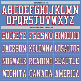 Authentic Mesh White-Red Light Blue Jersey Football Custom