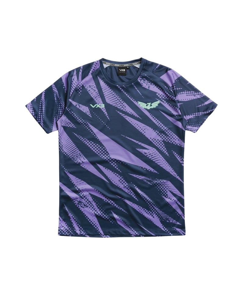 Kid's Scarlets 2026/27 Third Pre Match Shirt - Blue