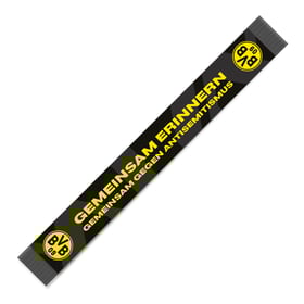 BVB Borussia Dortmund Vereint gegen Antisemitismus Schal - Schwarz