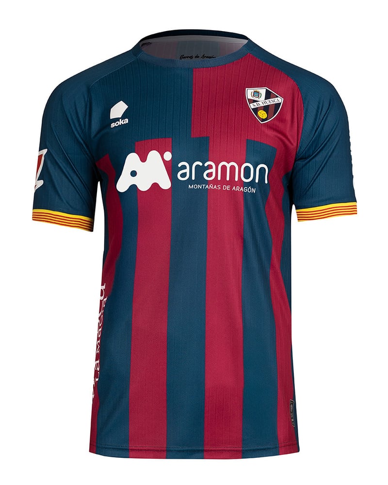 Herren SD Huesca 2025/26 Heimtrikot