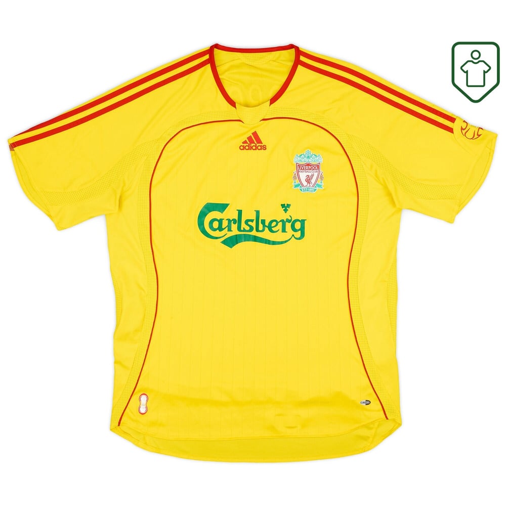 Men's Liverpool 2006/07 Away Retro Shirt Gerrard #8