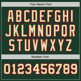 Camiseta de béisbol personalizada de dos piezas en tono crema-rojo y verde auténtico