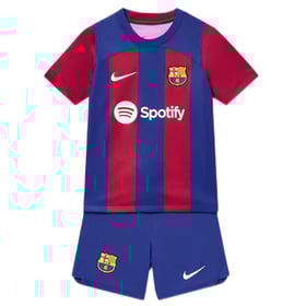 Kinder Barcelona Heimtrikot+Kurze Hosen 23/24