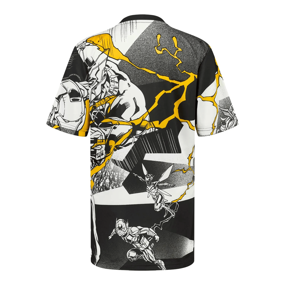 Dziecięca Real Madrid 2025/26 Trzecia Koszulka Rozgrzewkowa Marvel