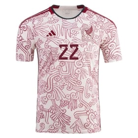 Hirving Lozano #22 Mexiko Auswärtstrikot Weltmeisterschaft 2022