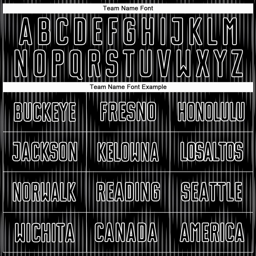 Soccer Line Sublimation Jersey Black Steel Gray-White Uniform Custom