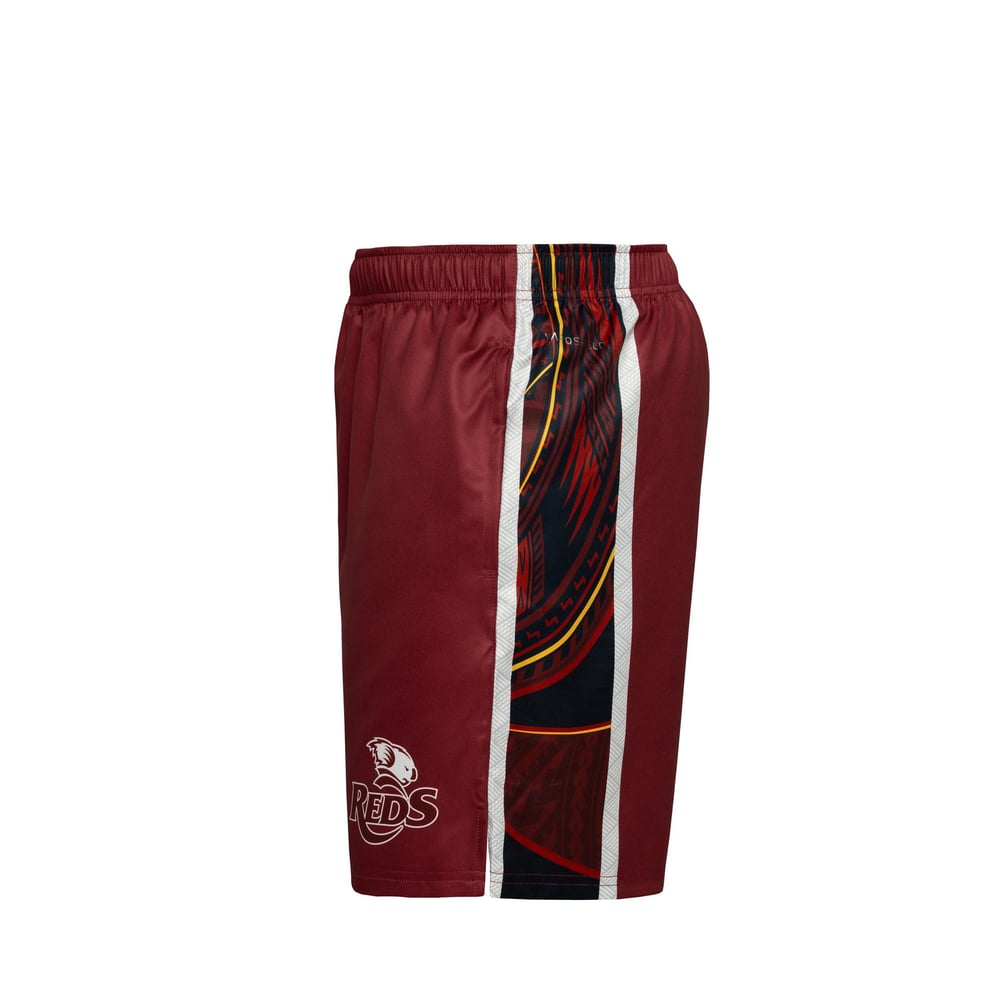 Men's Queensland Reds 2025 Third Pasifika Gym Shorts
