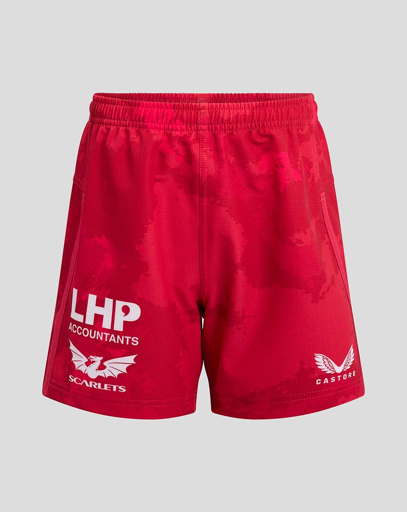 Kid's Scarlets 2024/25 Home Shorts