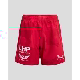 Kid's Scarlets 2024/25 Home Shorts