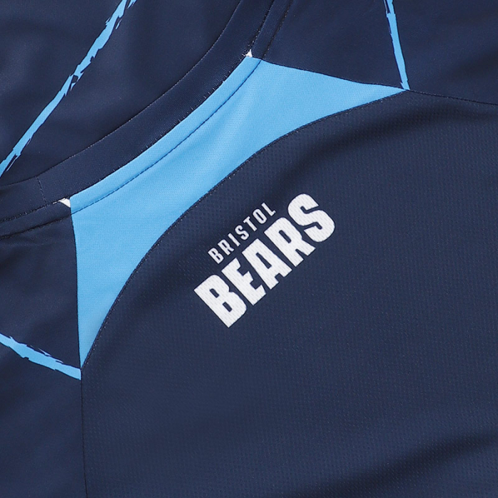 Men's Bristol Bears 2026/27 Third Warm Up Shirt - Blue