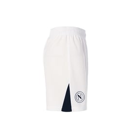 Kinder Neapel 2024/25 Heim Shorts - Weiß/Marineblau