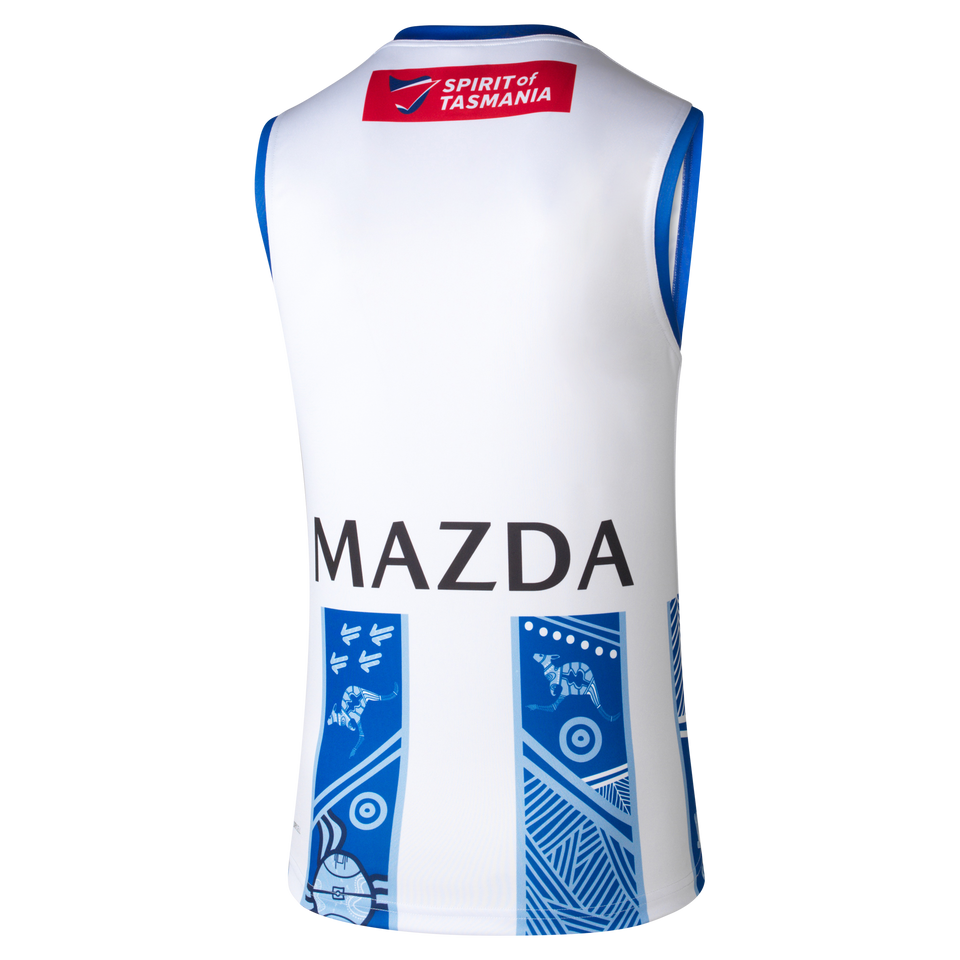 Men's North Melbourne Kangaroos 2024 Third Indigenous Guernsey