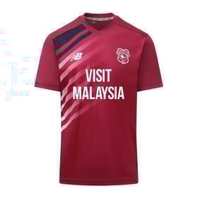 Kind Cardiff City 2023/24 Auswärtstrikot