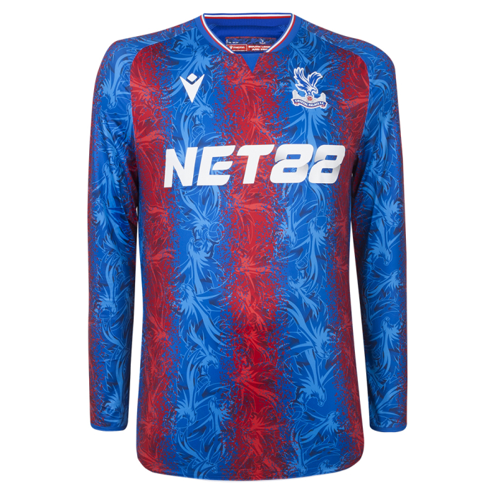 Herren Crystal Palace 2024/25 Heimtrikot Authentic Langarm