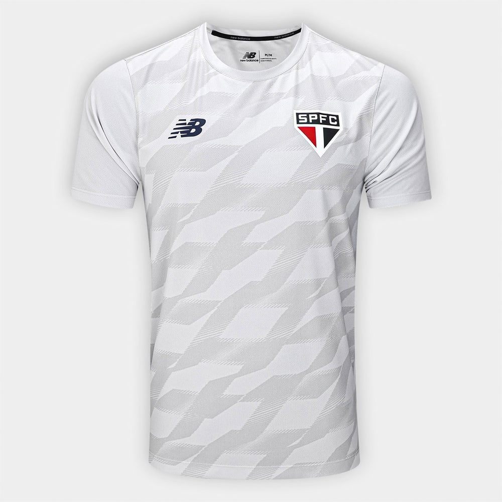 Herren São Paulo 2024 Dritt Authentisches Trainingsshirt - Hellgrau