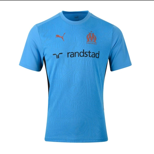 Men's OM 2024/25 Third Authentic Training Shirt - Azure Blue