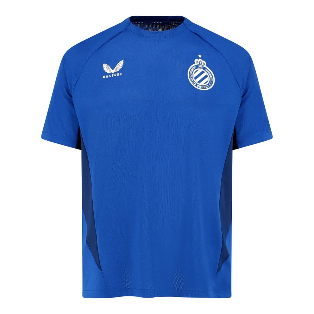 Kinder Club Brugge 2024/25 Drittes Authentisches Trainingsshirt - Blau