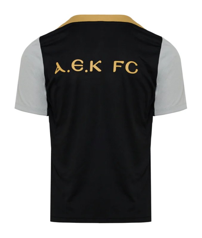 Kid's AEK Athens 2024/25 Third Authentic Training Shirt - Gold