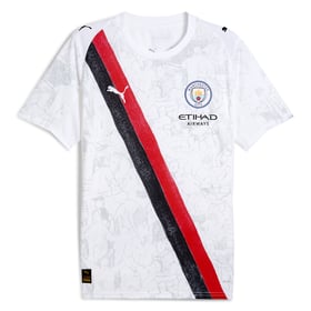 Damen Manchester City 2025/26 KidSuper Trikot - Weiß