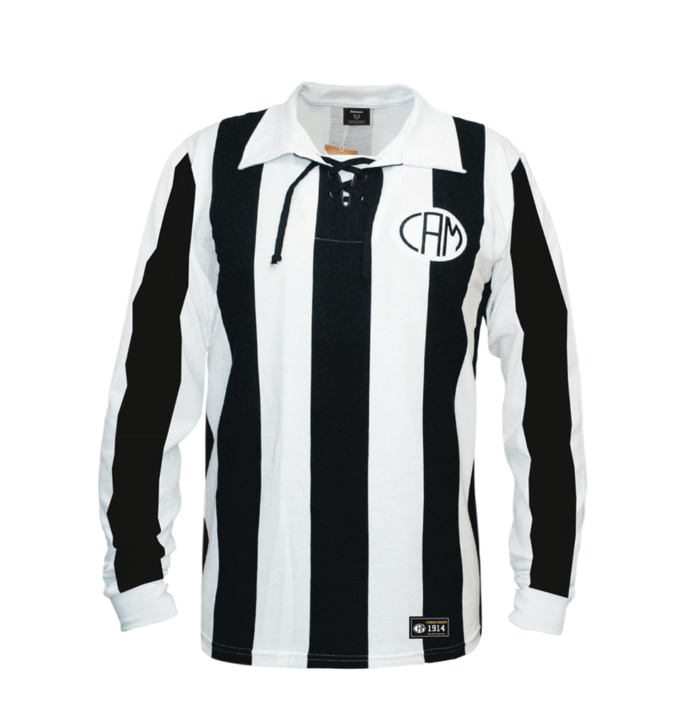 Maillot manches longues rétro Atlético Mineiro 1914 homme